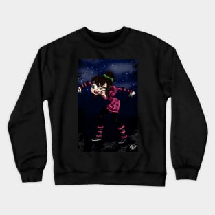 Vampire Goth Girl Crewneck Sweatshirt